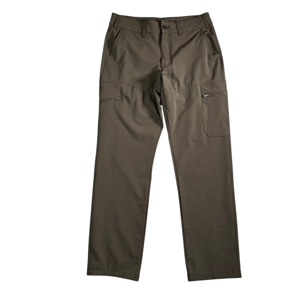 Magellan Outdoors Men's Classic Fit Moisture Wicking Brown Pants Size 32W
